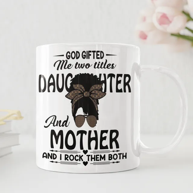 Daughter and Mother Mug and Coaster Set