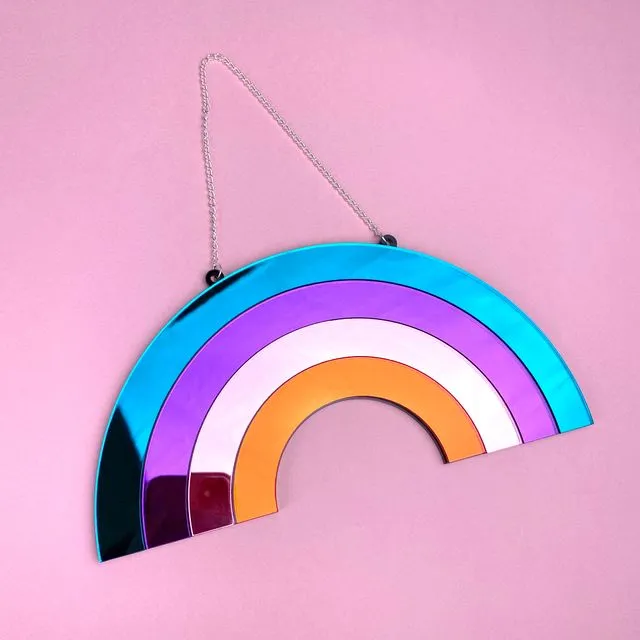 Rainbow Mirror - Multicolour rainbow