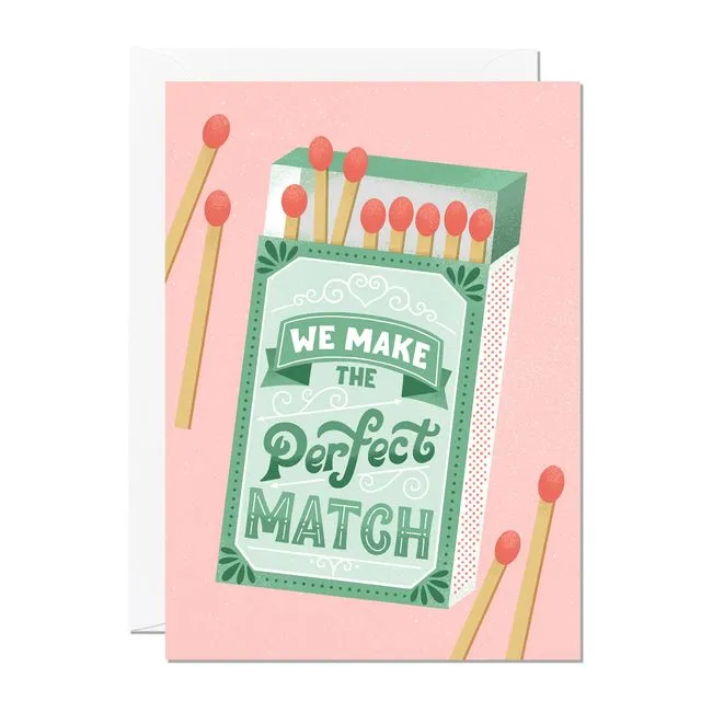 Perfect Match Valentine's Day Card