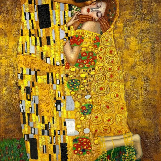 Poster Gustav Klimt - The Kiss - 50x70cm