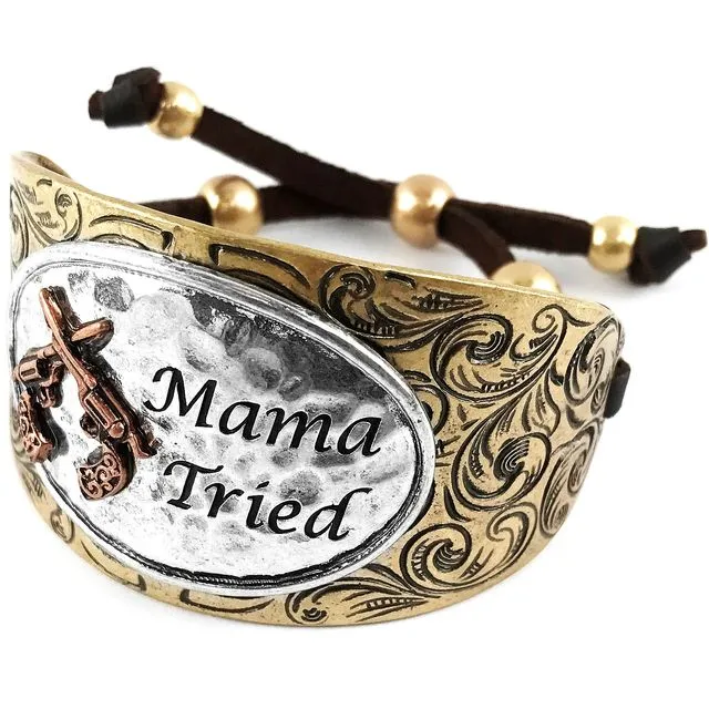 Mama Tried Western Bracelet Cuff