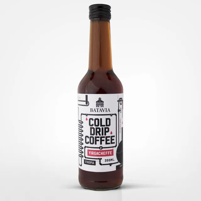 Cold Drip Coffee - Ethiopian Yirgacheffe – 350ml x 12 - The more flavourful alternative to Cold Brew Coffee