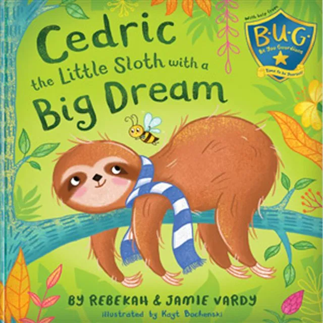 Cedric the Little Sloth with a Big Dream Picture Book - Pack of 12