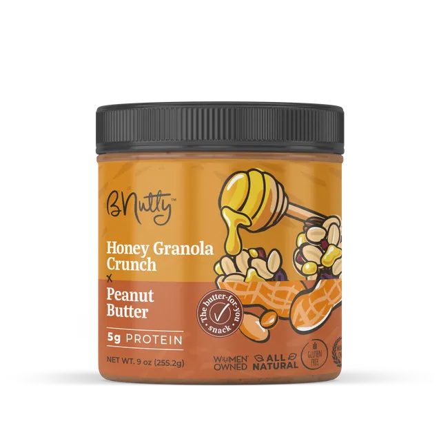 BNutty- Honey Granola Crunch- Case of 6- 9oz