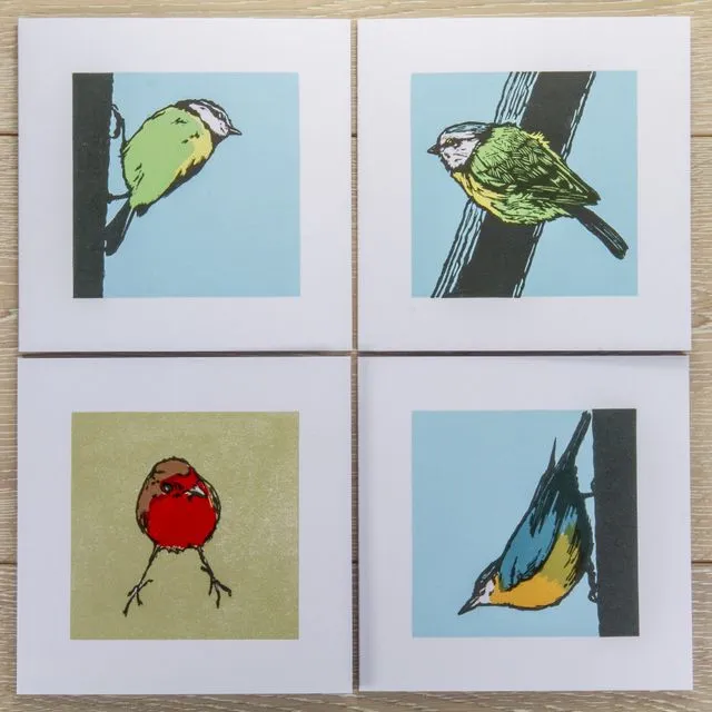 Garden Birds Greetings Cards Pack