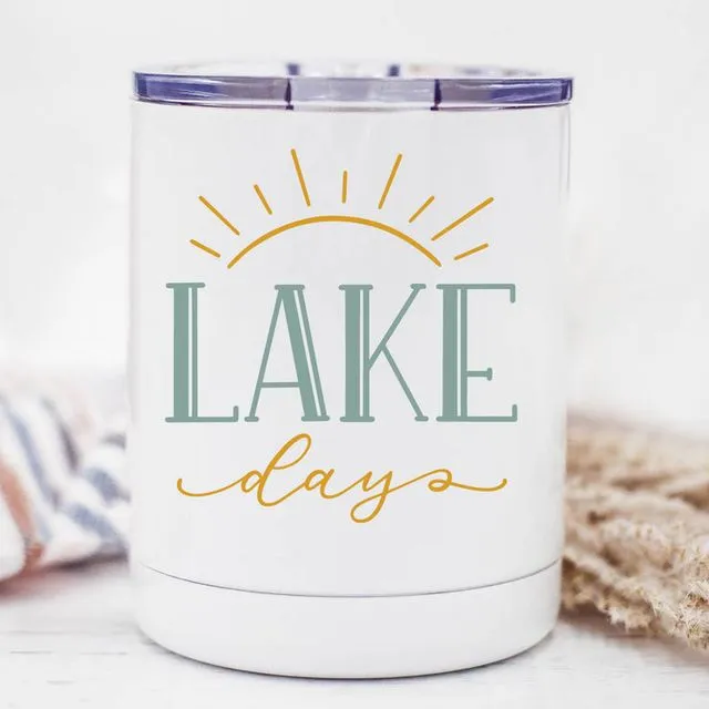 Lake Days - 10oz Lowball Tumbler, Summer