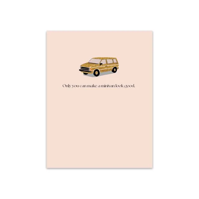 Minivan Mother's Day Card