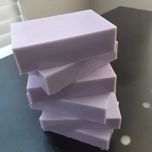Set of 12 - Handmade Natural Lavendar Essential Oil Soap