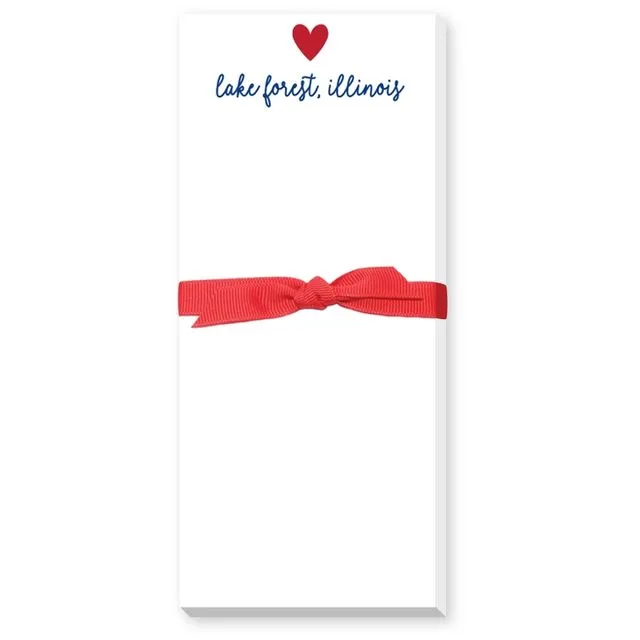 SCRIPTED STATE HEART SKINNIE NOTEPAD