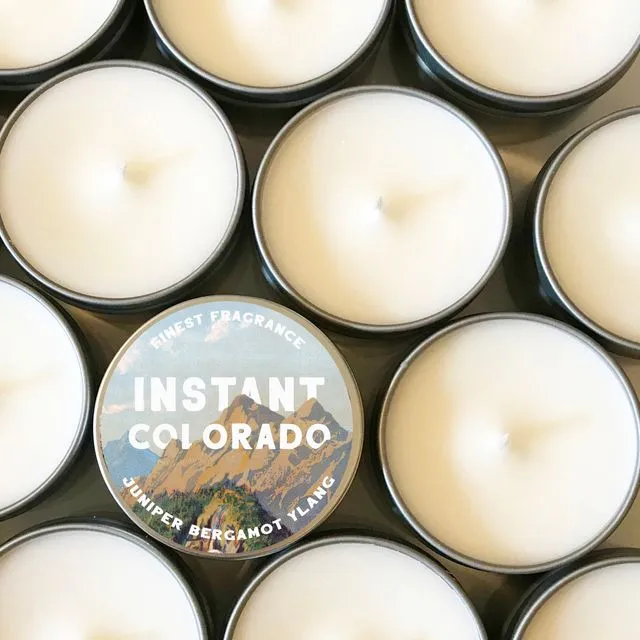 Instant Colorado Scented Candle Tin