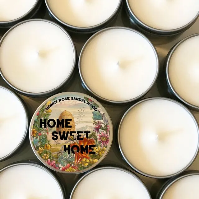 Home Sweet Home Scented Candle Tin