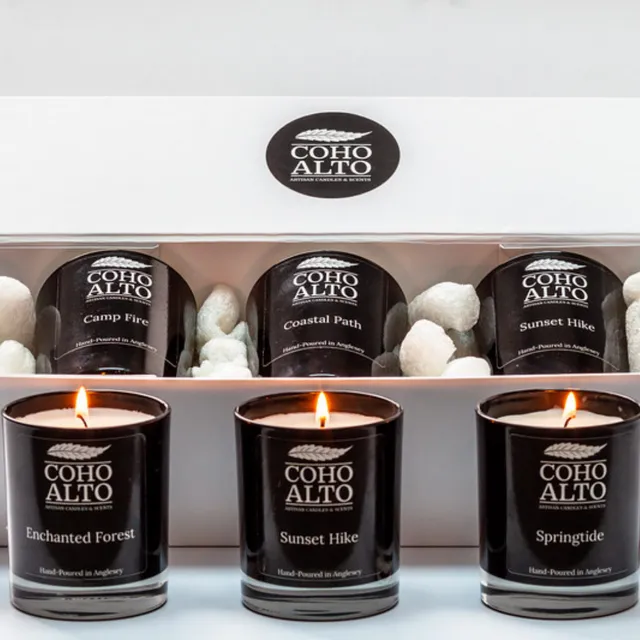 Trio of Candles Gift set