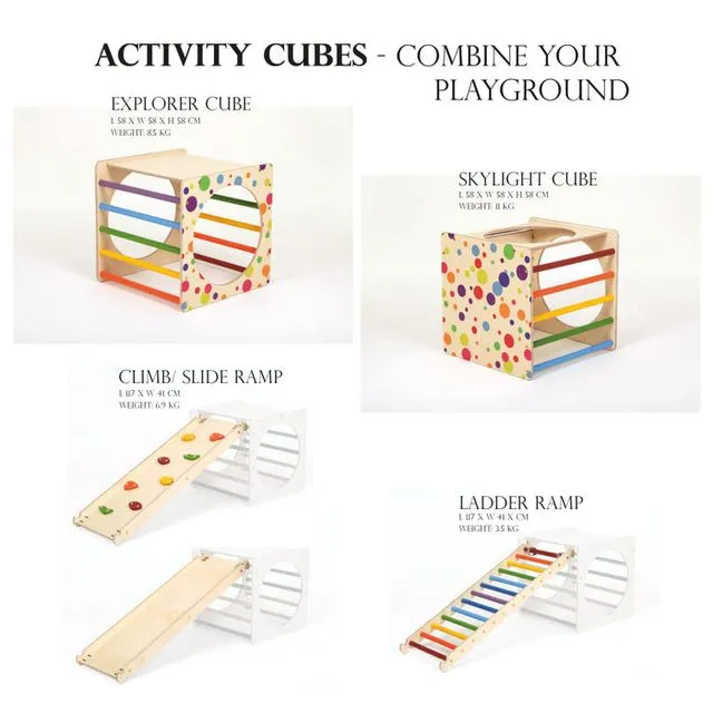 Activity Play Cubes "Summer" set of 4