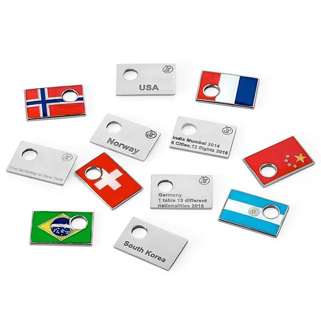 Collectable Personalised Country Flags