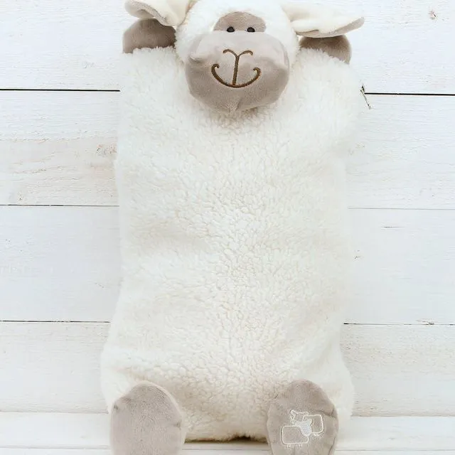 Sheep Pajama Case/Hot Water Bottle Cover - 39cm