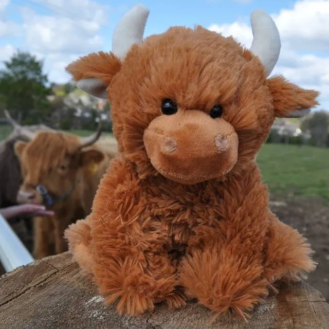 Highland Cow Small Brown - 20cm