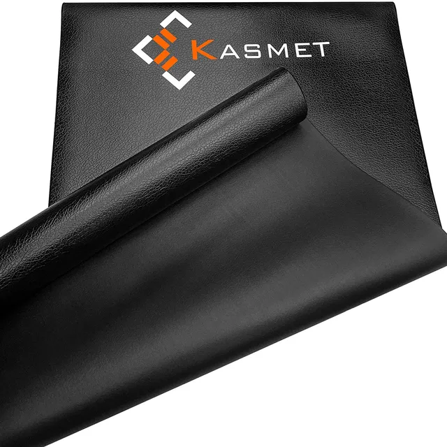 KASMET Floor Mat for Treadmill,Exercise Bike,Weight Bench, Rowing Machine,Cycling Bikes, Cross Trainer, Home Gym Equipment Flooring, Heavy Duty PVC Floor Protection Mats - Yoga, Pilates NEW