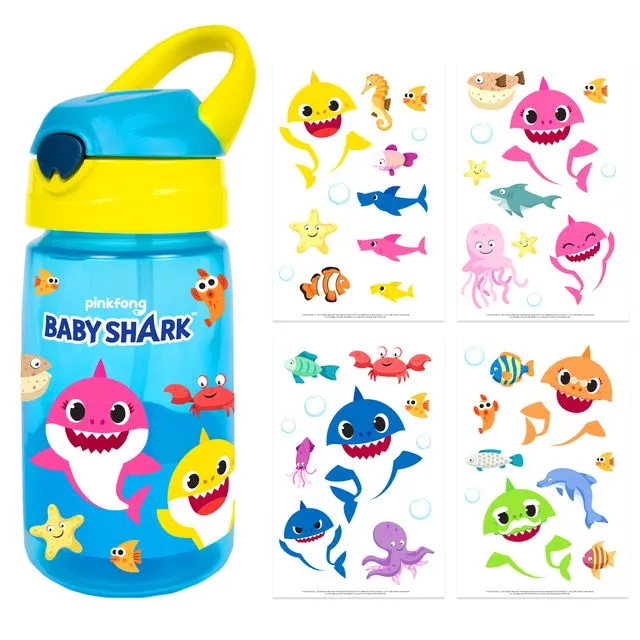Baby Shark Decorate Your Own Water Bottle
