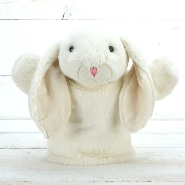 Bunny Hand Puppet Cream - 23cm