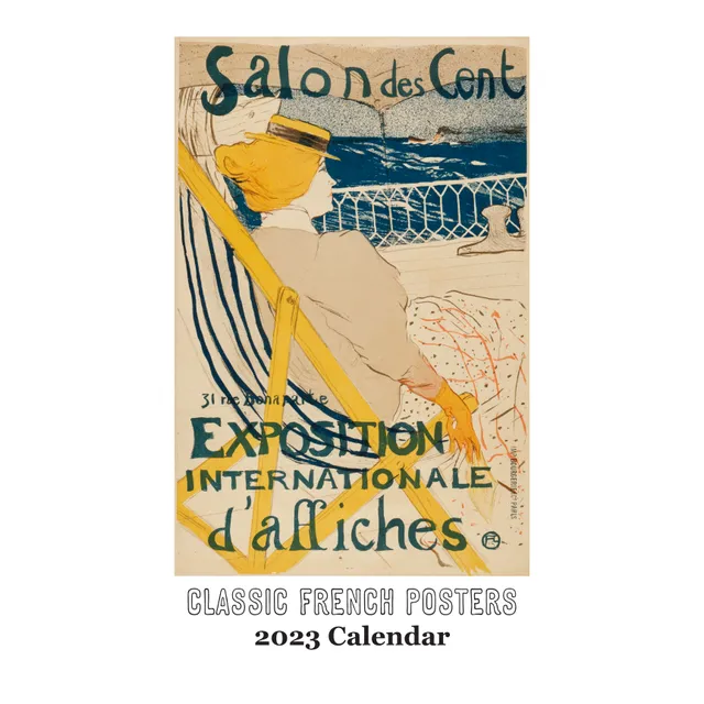 French Posters Square Calendar 2023