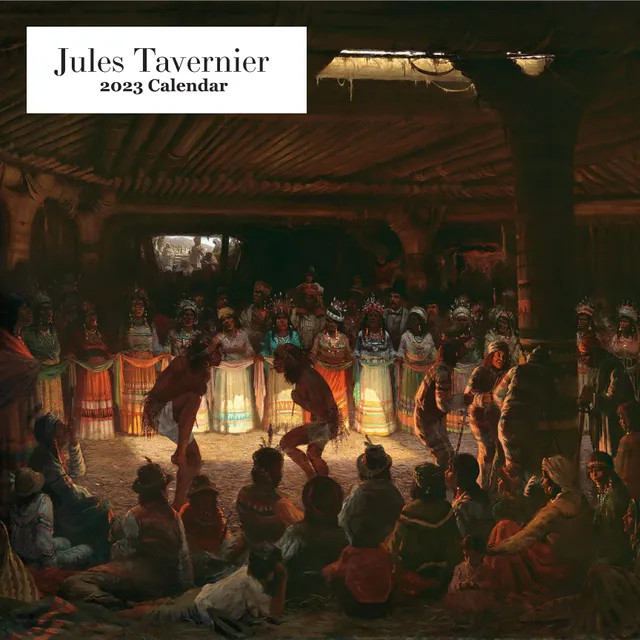 Jules Tavernier Square Calendar 2023