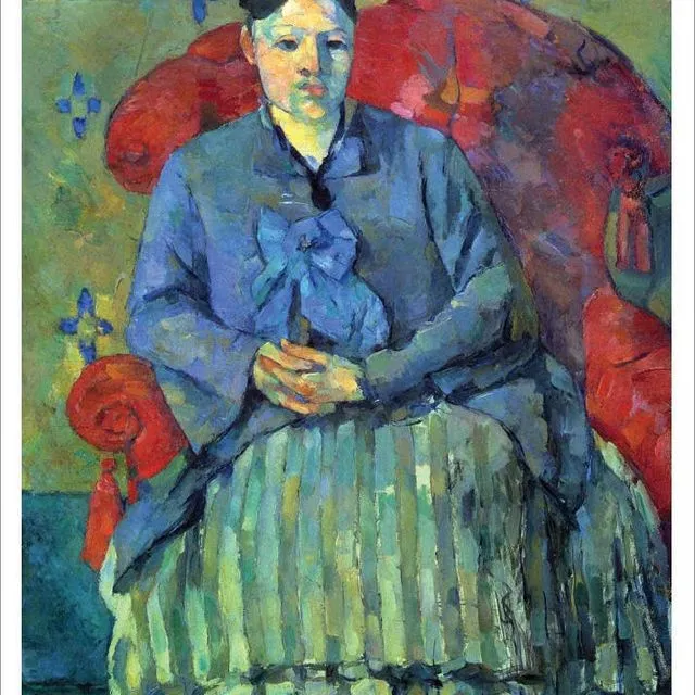Portrait of Madame Cezanne in Red Armcha