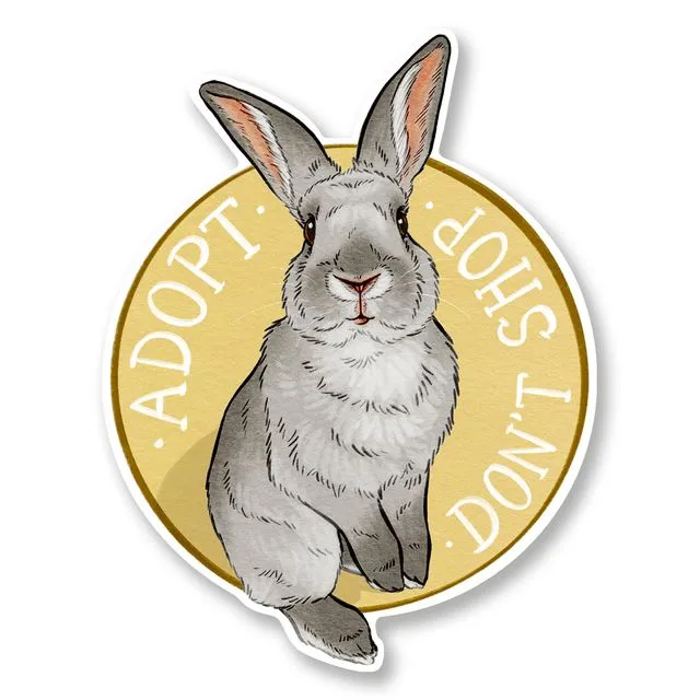 Sticker "Adopt don't shop" - Outdoor