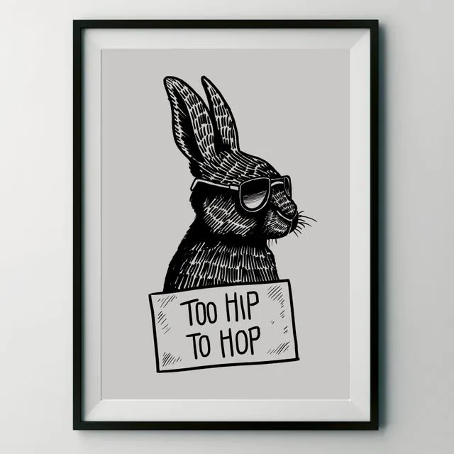 Artprint "Too Hip To Hop"