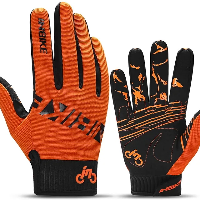 INBIKE MTB Cycling Gloves Mountain Bike Breathable Touchscreen Fingers Glove Mens