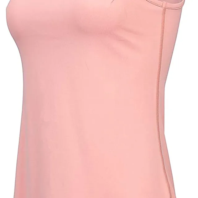 Sundried Womens Pink Yoga Vest Running Fitness Longline Ladies Sports Gym Top