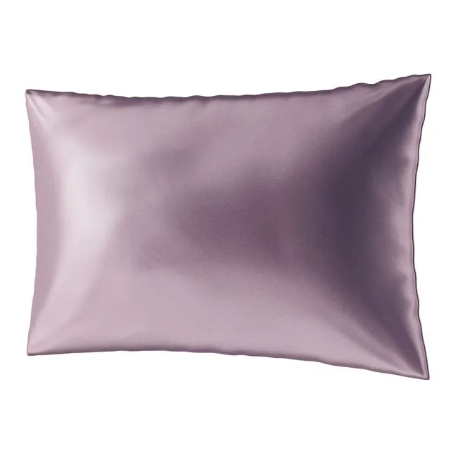BEAUTY SLEEP S Silk zippered pillowcase (50x75) - purple