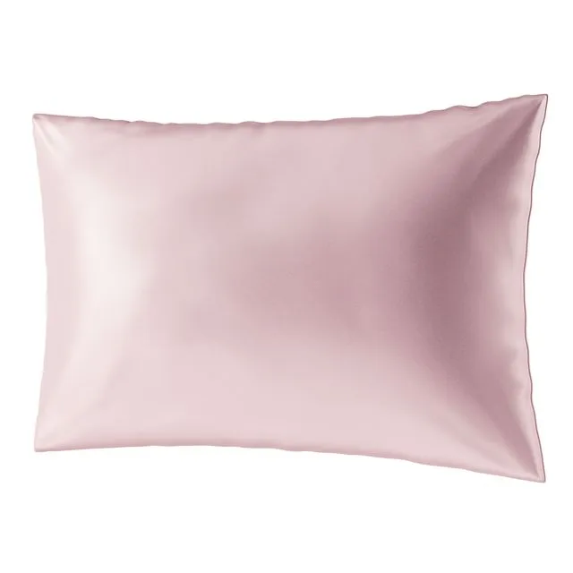 BEAUTY SLEEP S Silk zippered pillowcase (50x75) - pink