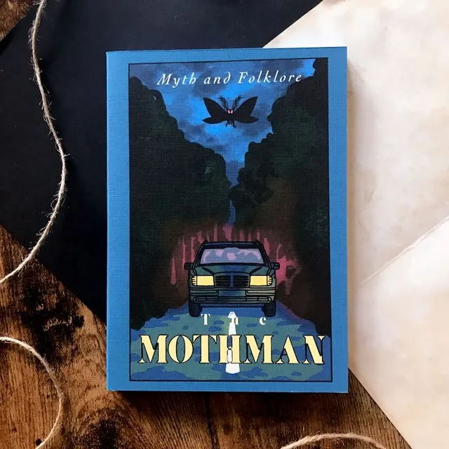 The Mothman, Thick A5 Paperback Notebook