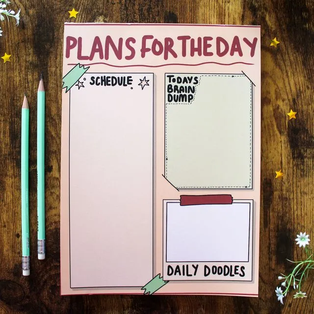 Plans for the Day, Memo Pad