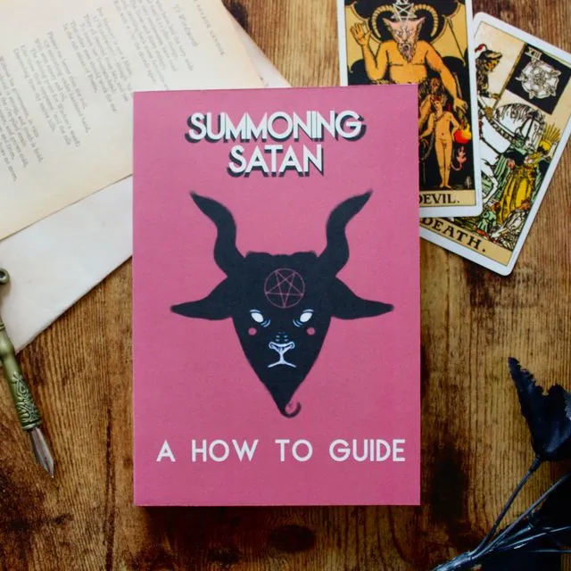 Summoning Satan, How to Guide, A5 Slim Paperback Notebook