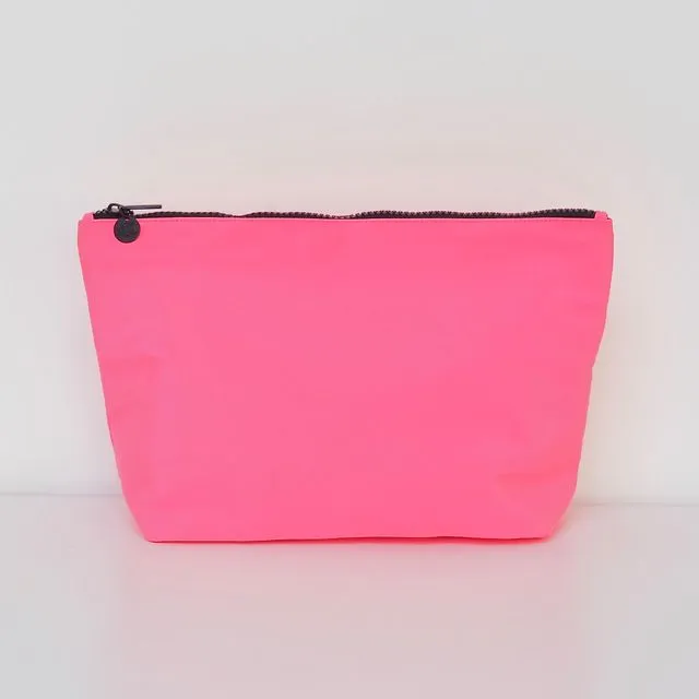 Bambalina Large Neon Coral Pouch