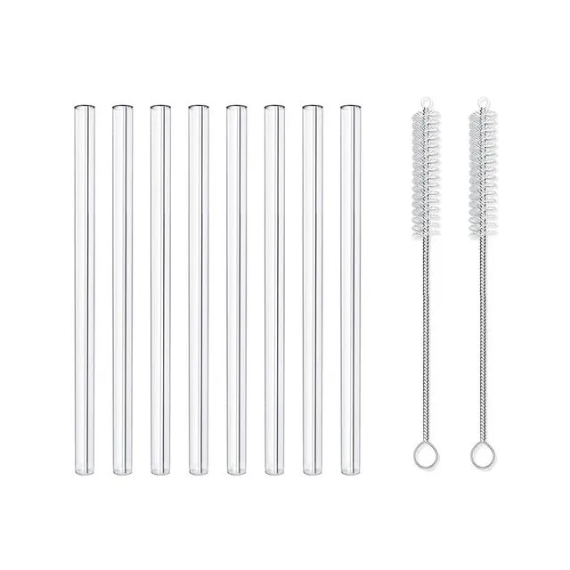 SMOOTHIE PETITE Reusable glass straws - transparent
