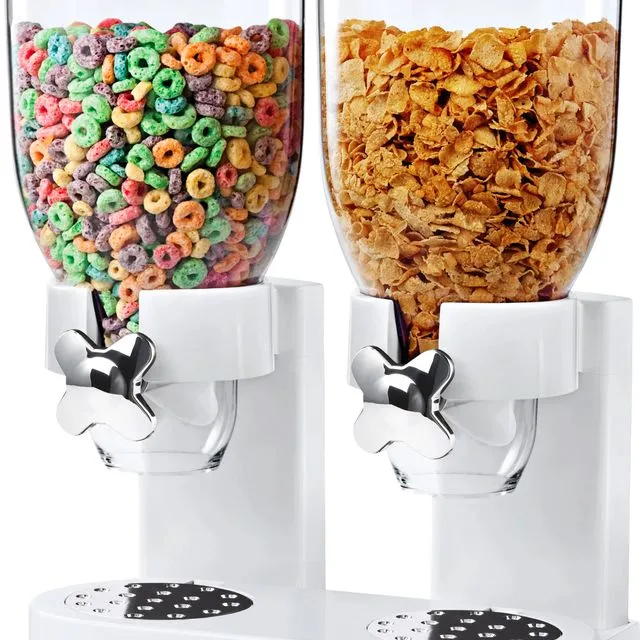 MIAM Double Cereal Dispenser - white