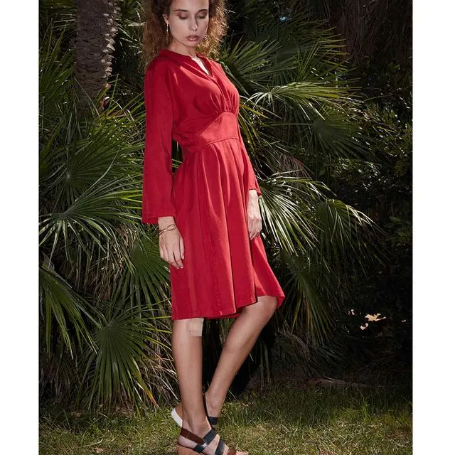 Selva red dress