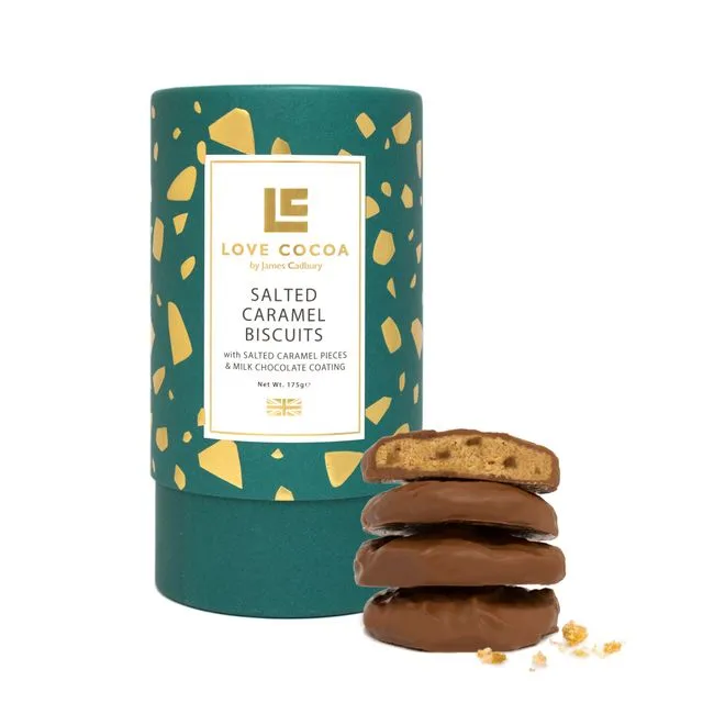 Salted Caramel Milk Chocolate Biscuits (Case of 10)