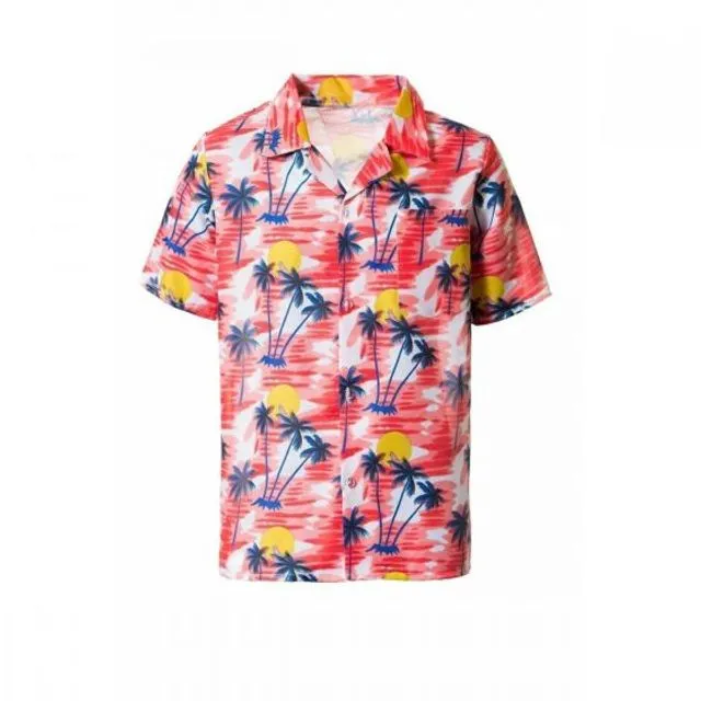 Hawai Shirt Red for Halloween Costume Happy Party accessories