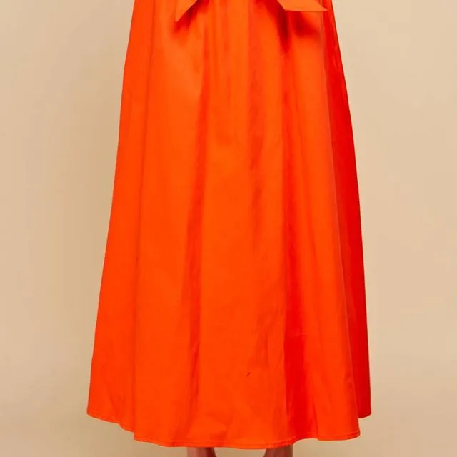 ISK1189 Primrose Midi Skirt - Orange/Size;Prepack 2-2-2;Small-Medium-Large (Copy)