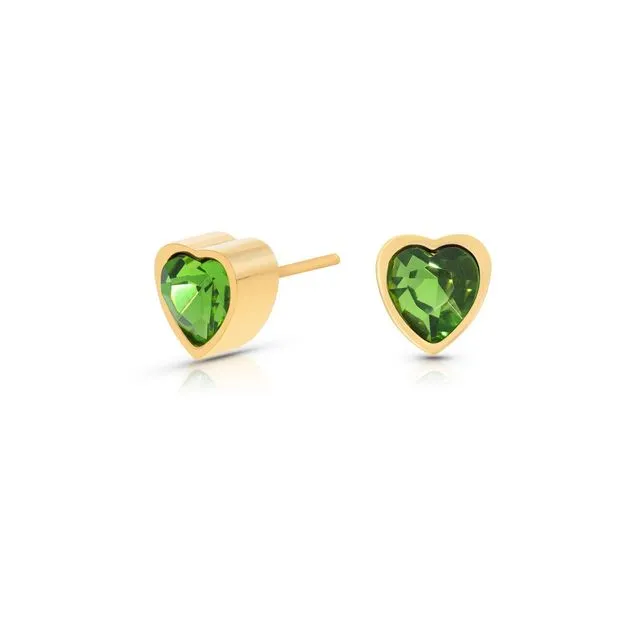 La Passion Earrings Green