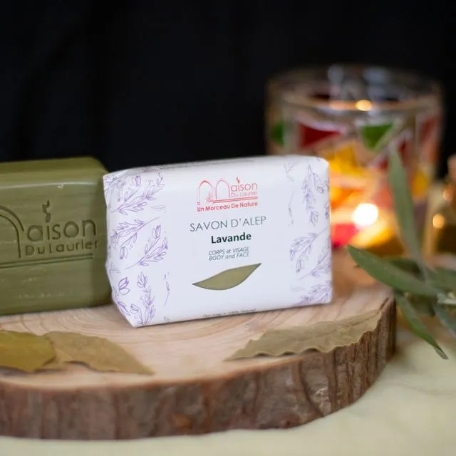 ALEPPO SOAP SCENTED WITH LAVENDER 100g