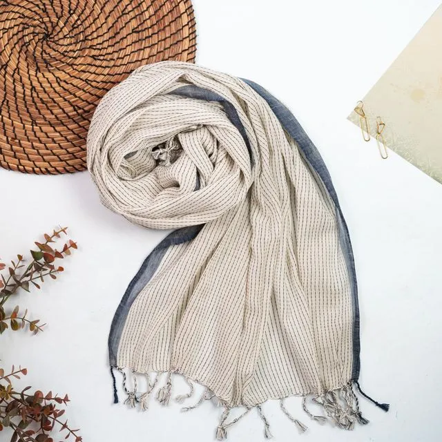 Blue Katha Organic Cotton scarf