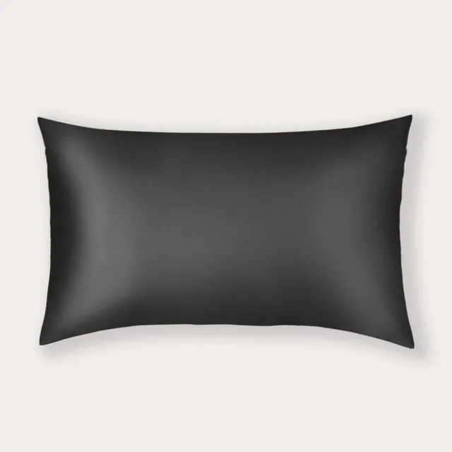 19MM Envolope Silk Pillowcase-MIDNIGHT-BLACK