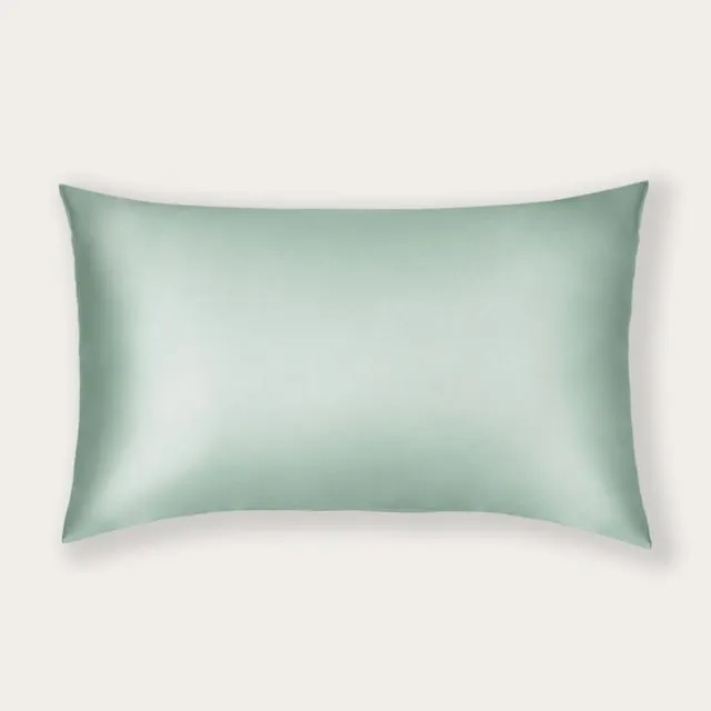 19MM Envolope Silk Pillowcase-LAKE-BLU