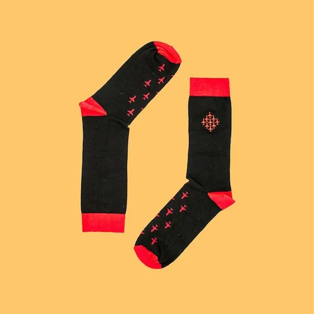 Offically Licensed Red Arrows Socks - Diamond 9