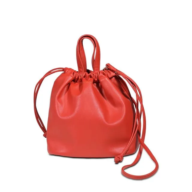 Jeanne Bucket Bag Flame Scarlet