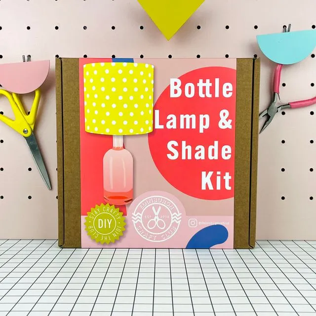 Bottle Lamp & 20cm Lampshade Craft Kit